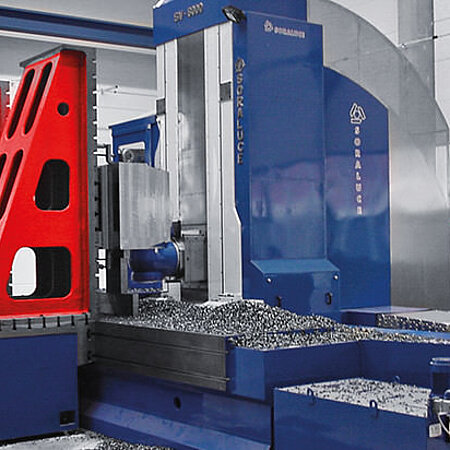 Aufspannwinkel an Maschine