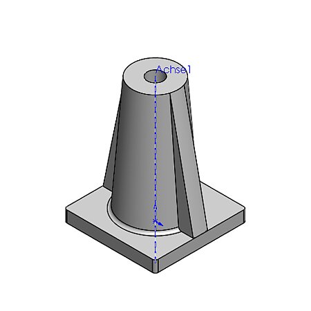 Ankerbock mit Bohrung ø28 für AE55-VS10