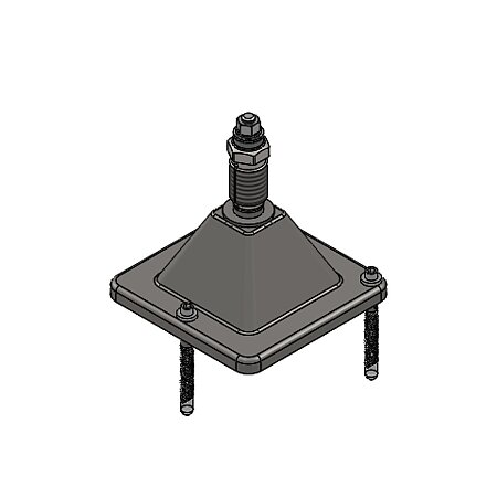 Justierelement AE55-ZuD mit Stützbock