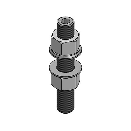 Platte-Gestell Verbindung M16