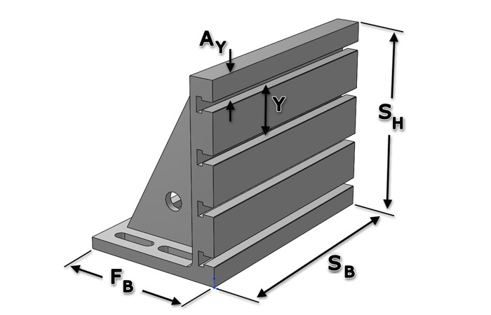 Plattenmaße Aufspannwinkel
